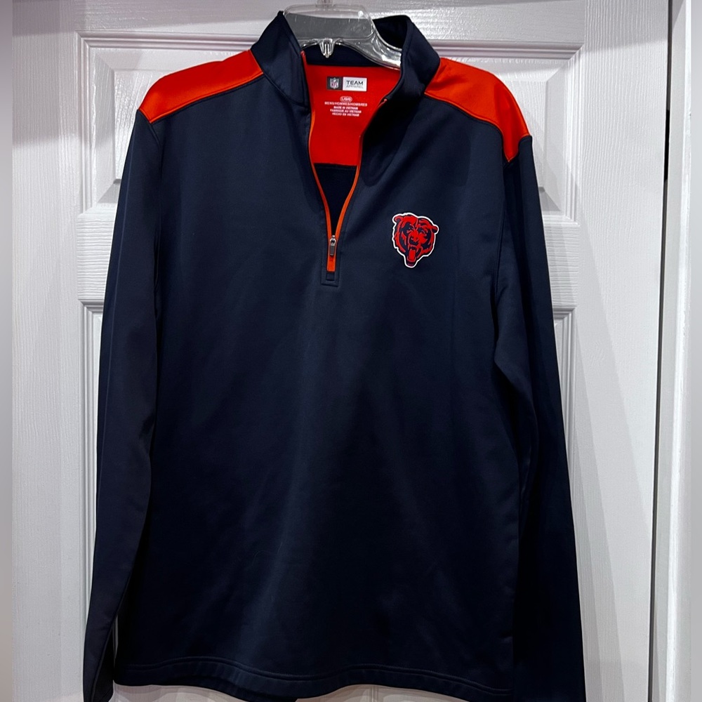 NFL Team Apparel quarter mens shirt size L
